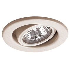 2.5-Inch Round Gimbal Ring Brushed Nickel Recessed Trim by WAC Lighting