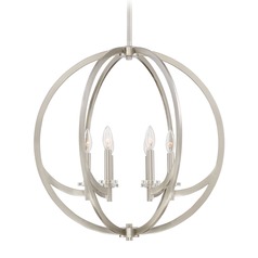 Orion Brushed Nickel Pendant by Quoizel Lighting
