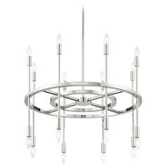 Crystorama Lighting Aries Polished Nickel Chandelier