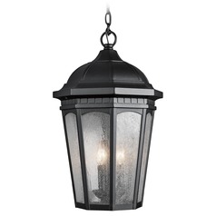 Courtyard 21.25-Inch High Black Outdoor Hanging Light by Kichler Lighting