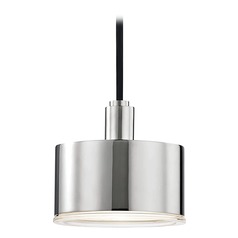 Nora LED Mini Pendant in Polished Nickel by Mitzi by Hudson Valley
