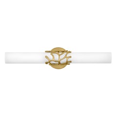 Lyra 22.5-Inch LED Wall Sconce in Lacquered Brass by Hinkley Lighting