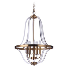 Graclyn Satin Brass Pendant by Craftmade Lighting