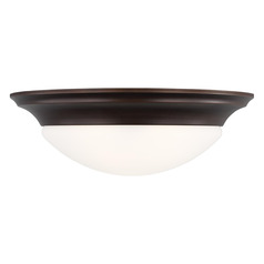 Nash 16.75-Inch Bronze LED Flush Mount by Generation Lighting