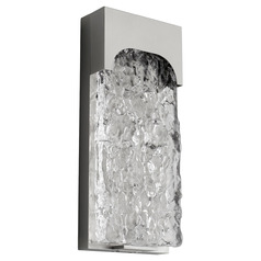 Nitro 13-Inch LED Outdoor Wall Light in Nickel by Oxygen Lighting