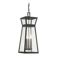 Millford 23.50-Inch Outdoor Hanging Light in Black by Savoy House