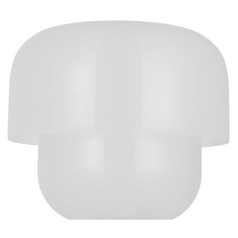 Bolete Small Table Lamp in Seeded Cream by Visual Comfort Modern