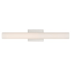Bend Brushed Nickel LED Vertical Bathroom Light by Nuvo Lighting