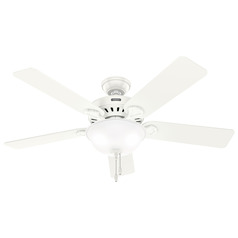 Hunter Fan Company Pro's Best Fresh White LED Ceiling Fan with Light