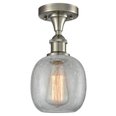 Belfast Brushed Satin Nickel Semi-Flush Mount by Innovations Lighting