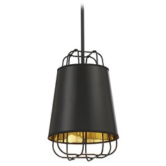 Tura Black & Gold Pendant by Eurofase Lighting