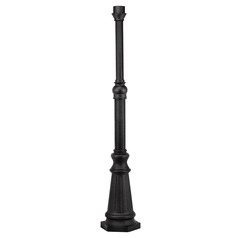 Hinkley 6.5ft Post with Cast Aluminum Base Black Post