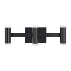 Visual Comfort Modern Collection Sean Lavin Dobson Ii Matte Black LED Bathroom Light