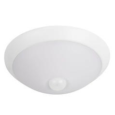 MOE White LED Flushmount Light with Occupancy Sensor 650LM 2700K/3000K/3500K Adjustable