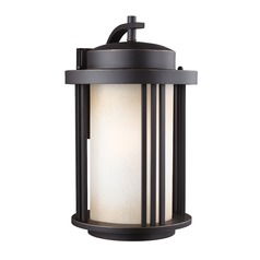 Crowell 19.56-Inch Outdoor Wall Light in Bronze by Generation Lighting