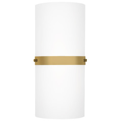Harrow Brushed Gold LED Sconce by Kuzco Lighting