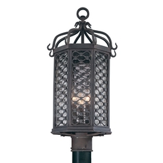 Los Olivos 23-Inch Outdoor Post Light in Old Iron by Troy Lighting