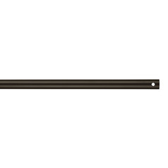 12-Inch Downrod in Deep Bronze by Visual Comfort & Co Fan Collection