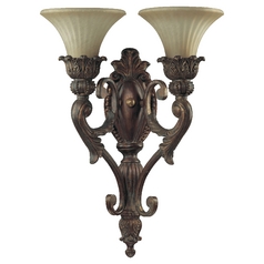 Madeleine Corsican Gold Bathroom Light by Quorum Lighting