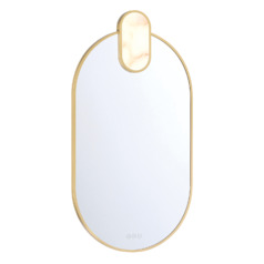 Mrissa 39-Inch 3CCT LED Mirror in Gold by Eurofase Lighting