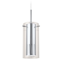 Pinto 1 Chrome Mini Pendant by Eglo Lighting