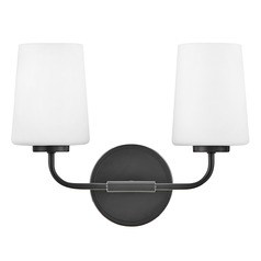 Kline 14.25-Inch 2-Light Sconce in Black by Hinkley Lighting
