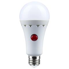 8W A21 5000K Battery Backup LED Light Bulb by Satco Lighting