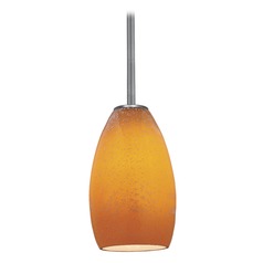 Modern Mini Pendant with Art Glass by Access Lighting