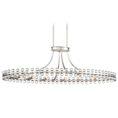 Crystorama Lighting Clover Brushed Nickel Chandelier