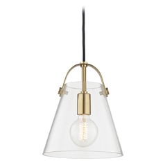 Karin Pendant in Aged Brass by Mitzi by Hudson Valley