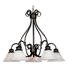 Pacific Kentucky Bronze Chandelier by Maxim Lighting