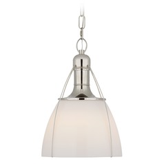 Chapman & Myers Prestwick 14-Inch Pendant in Nickel by Visual Comfort Signature