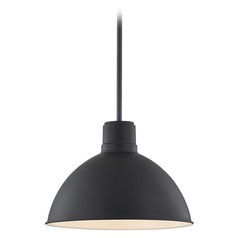 Indy Dome Pendant Light Matte Black
