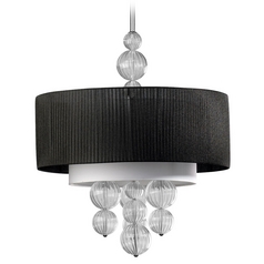 Kravet Clear & Black Pendant by Cyan Design