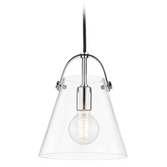 Karin Pendant in Polished Nickel by Mitzi by Hudson Valley