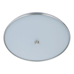 Soul Flat Black & Brushed Polished Nickel LED Flush Mount by Craftmade Lighting