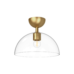 Alora Lighting Jude Brushed Gold Semi-Flushmount Light