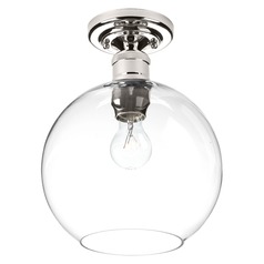 Hansford Semi-Flush Mount in Polished Nickel by Progress Lighting