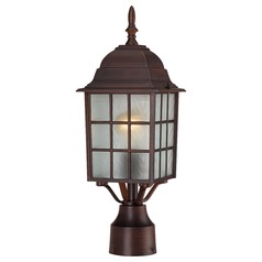 Adams Rustic Bronze Post Light by Nuvo Lighting