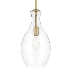 Everly 17.75-Inch Pendant in Natural Brass by Kichler Lighting