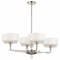 Sutton 4-Light Linear Light in Polished Nickel by Metropolitan