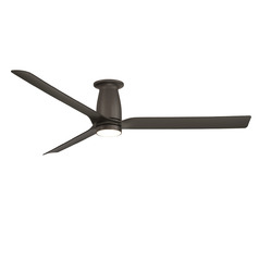 Modern Forms Smooth Bronze LED Ceiling Fan with Light
