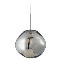 Bankwell 11-Inch Round Pendant in Chrome by Eurofase Lighting