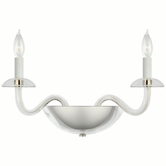 Paloma Contreras Brigitte Sconce in Nickel by Visual Comfort Signature