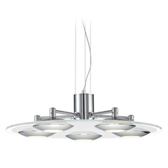 Fruma Chrome LED Pendant by Lite Source Lighting