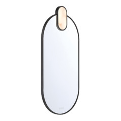 Mrissa 45-Inch 3CCT LED Mirror in Matte Black by Eurofase Lighting