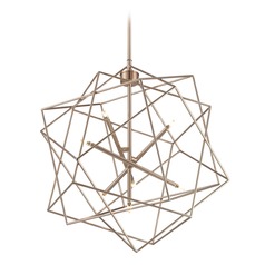 Stacia French Gold LED Pendant by Lite Source Lighting
