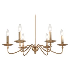 Elk Lighting Wellsley Burnished Brass Chandelier