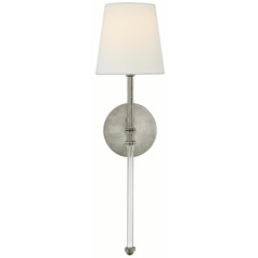 Visual Comfort Signature Collection Suzanne Kasler Camille Antique Nickel Sconce