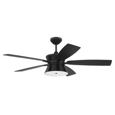Dominick Flat Black LED Ceiling Fan by Craftmade Lighting